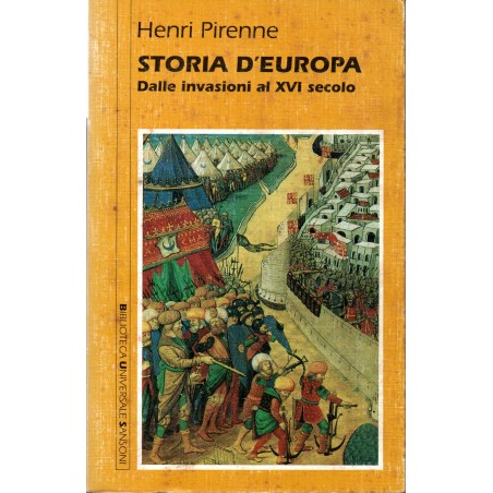 Storia d'Europa dalle invasioni al XVI secolo