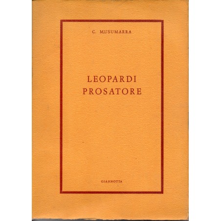 Leopardi prosatore