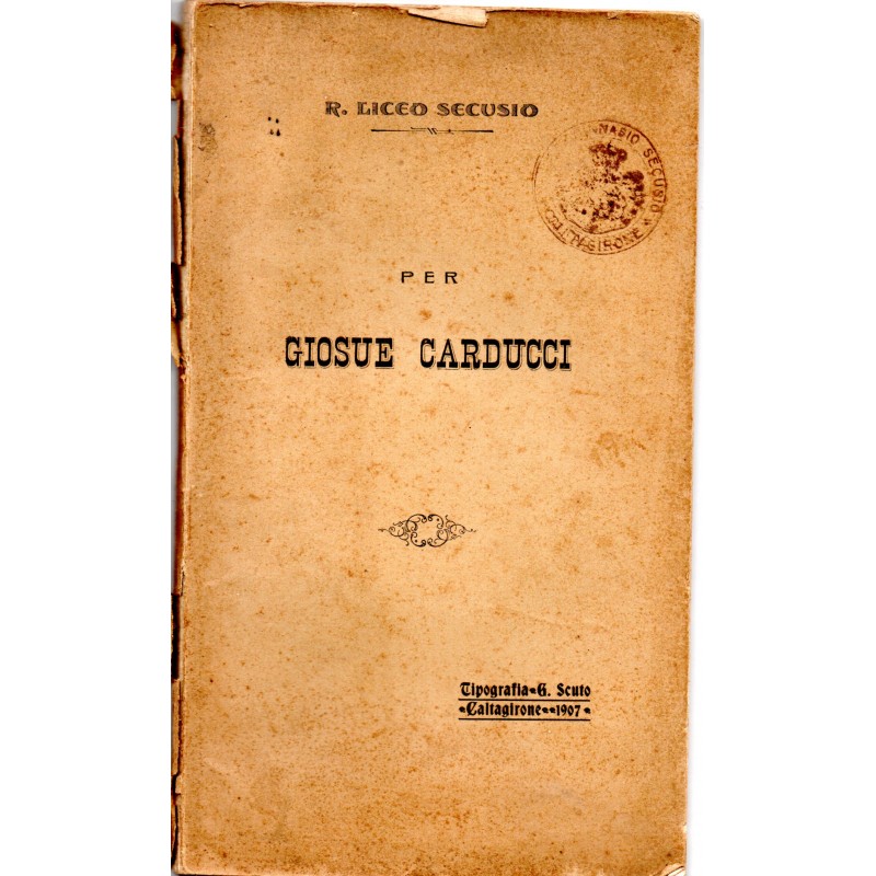 Per Giosuè Carducci