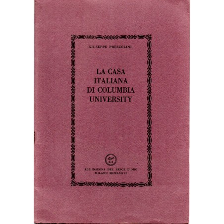 La casa italiana di Columbia University