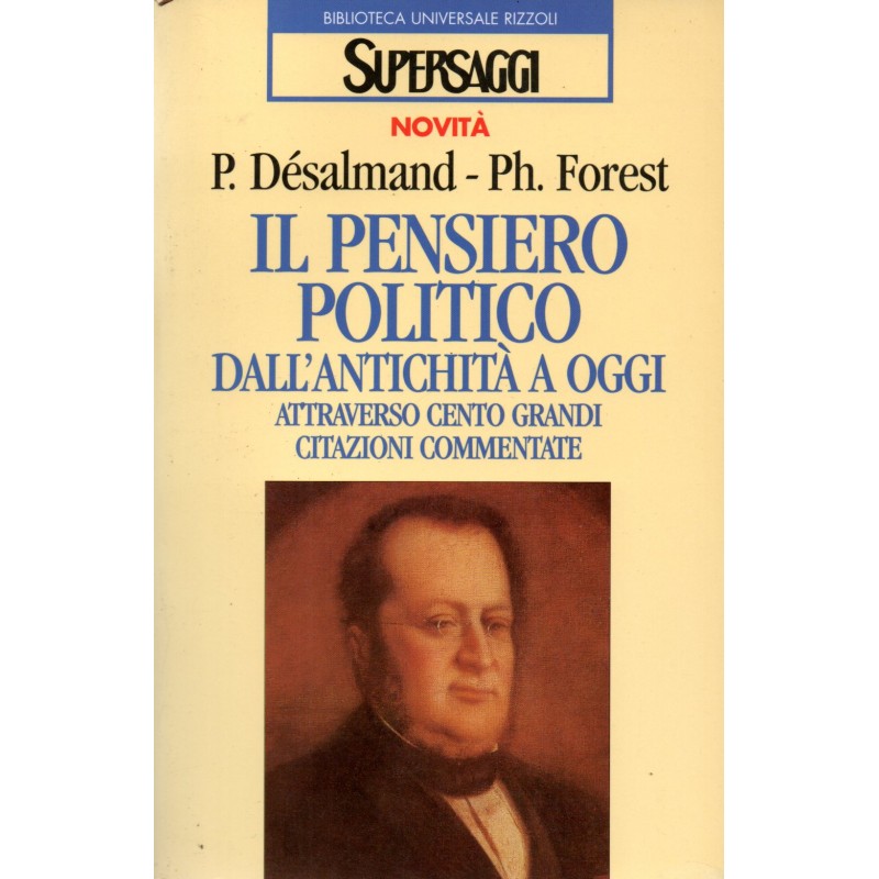 Il pensiero politico dall'antichità a oggi