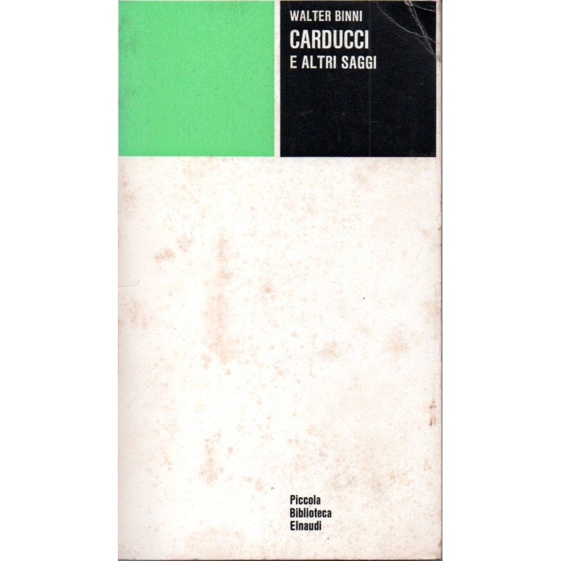 Carducci e altri saggi