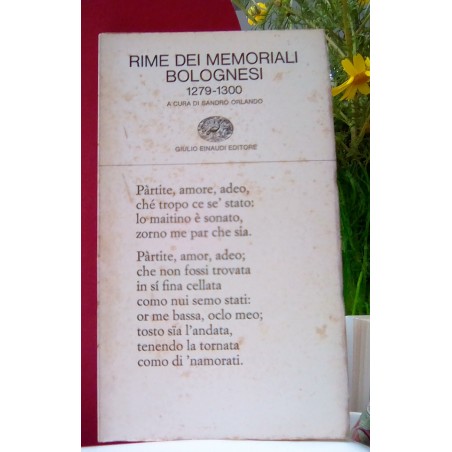 Rime dei memoriali bolognesi