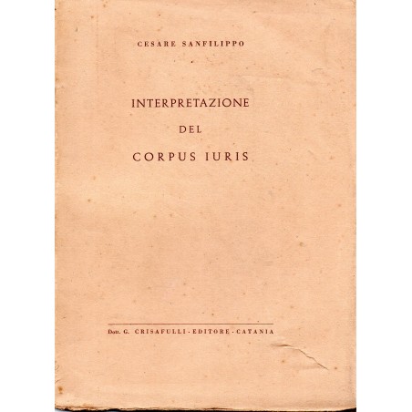 Interpretazione del corpus iuris
