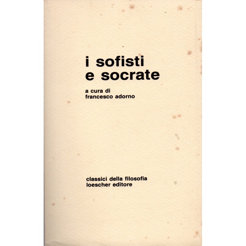 I sofisti e Socrate