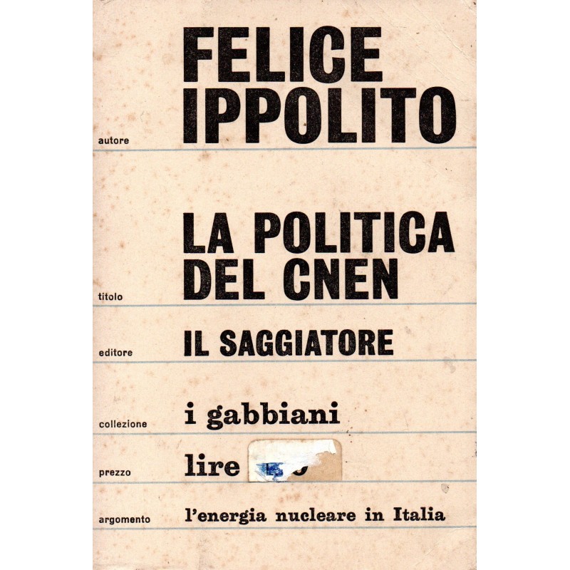 La politica del CNEN