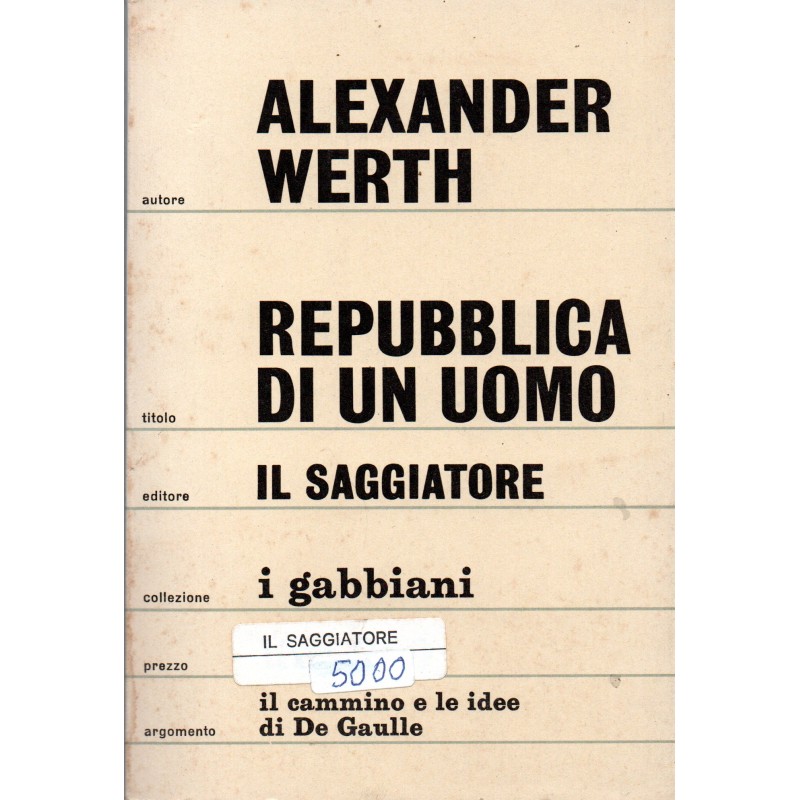 Repubblica di un uomo