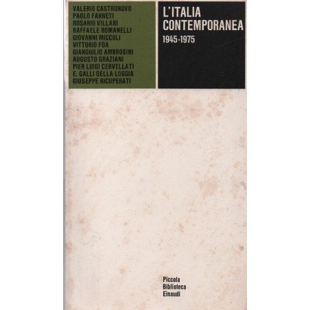 L'Italia contemporanea 1945-1975