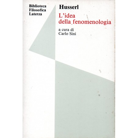 L'idea della fenomenologia
