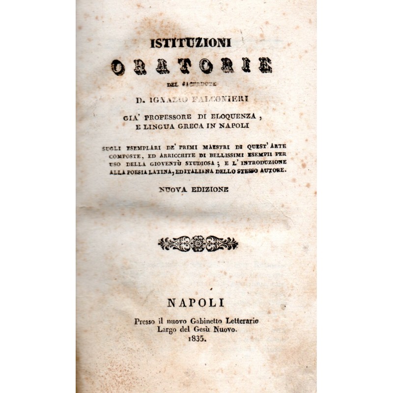 Istituzioni oratorie