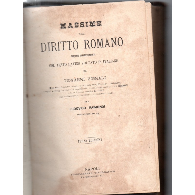Massime del diritto romano