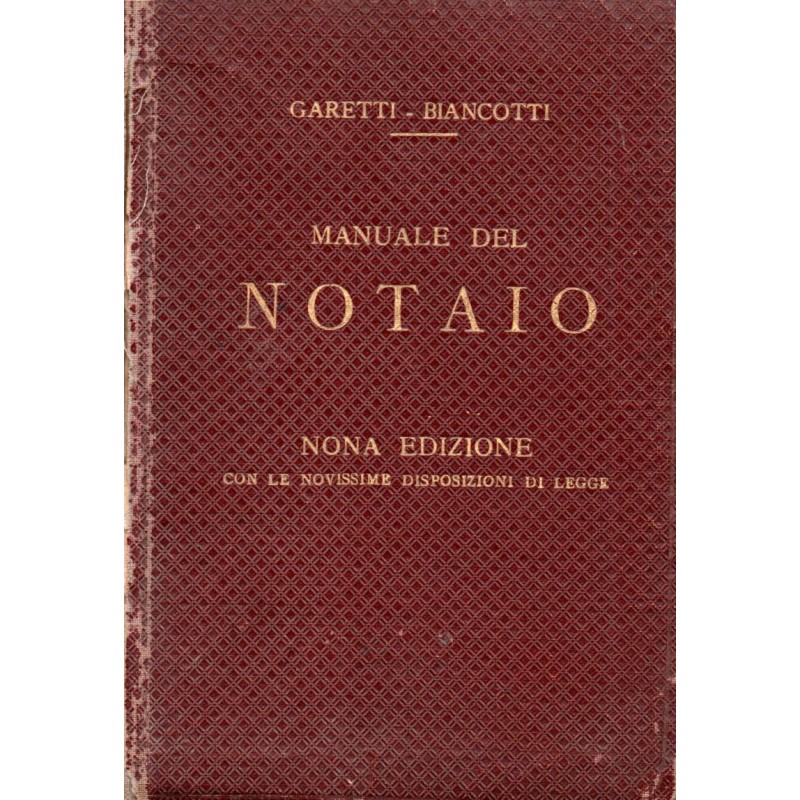 Manuale del notaio