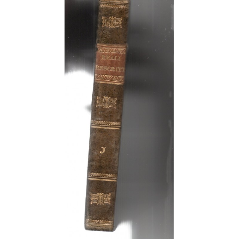 Reali rescritti volume I -1818