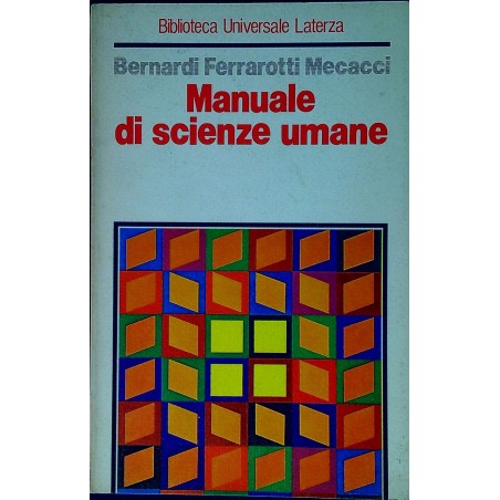 Manuale di scienze umane