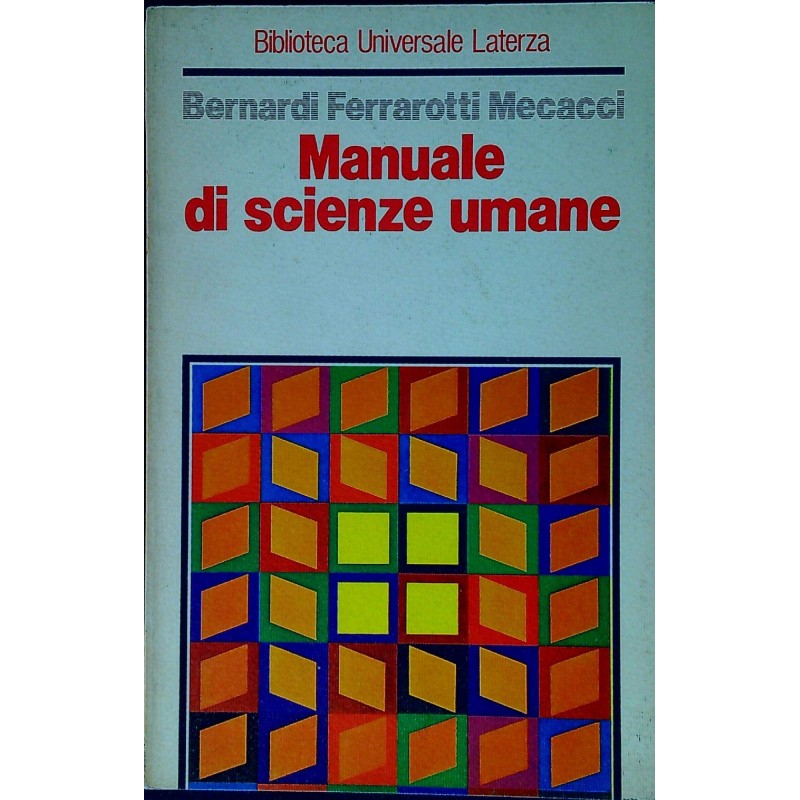 Manuale di scienze umane