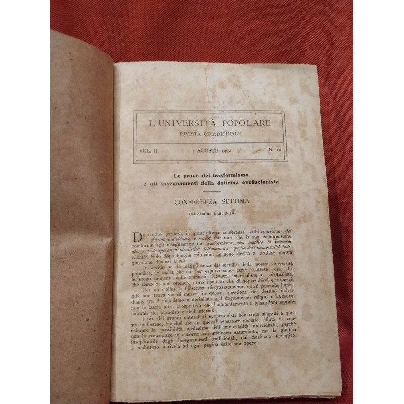 L'università popolare. Rivista