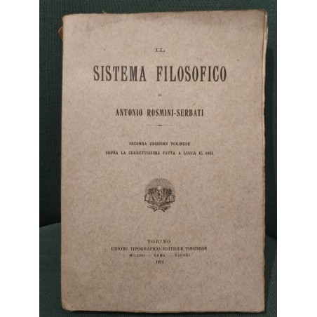 Il sistema filosofico
