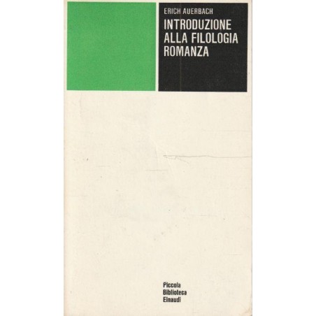 Introduzione alla filologia romanza
