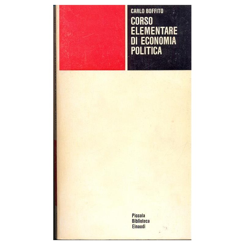 Corso elementare di economia politica