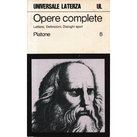 Opere complete vol. 8. Lettere, definizioni, dialoghi spuri