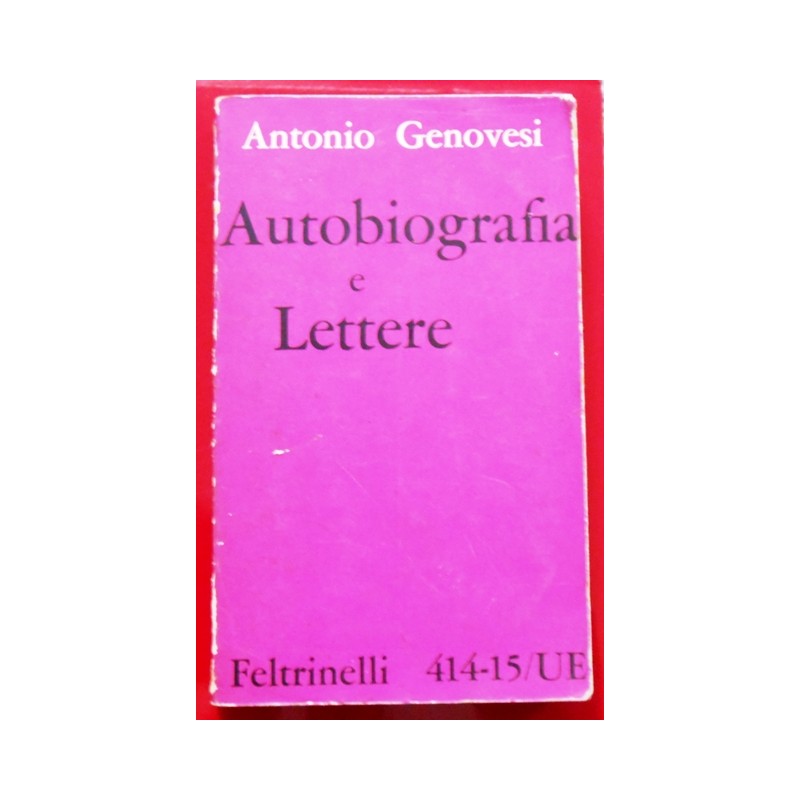 Autobiografia e lettere