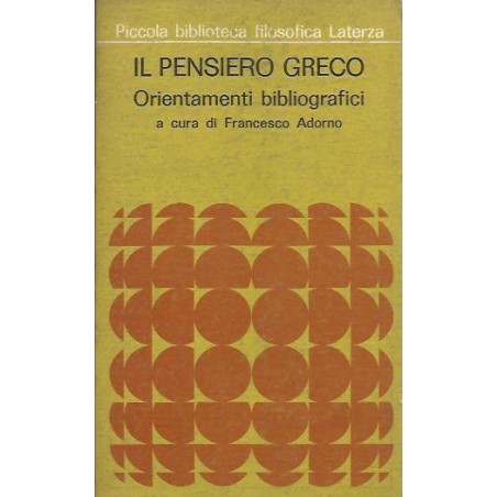 Il Pensiero greco