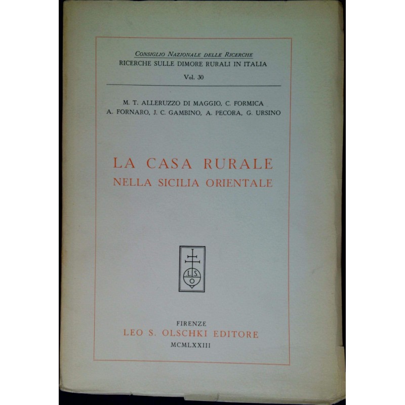 La casa rurale nella Sicilia orientale