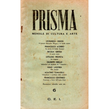 Prisma. Mensile di cultura e arte n. 6