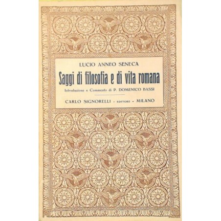 Saggi di filosofia e di vita romana