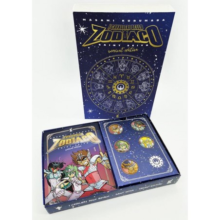 I cavalieri dello zodiaco. Saint Seiya. Final edition. Ediz. variant. Con Star card da collezione. Con 5 spillette. Vol. 1