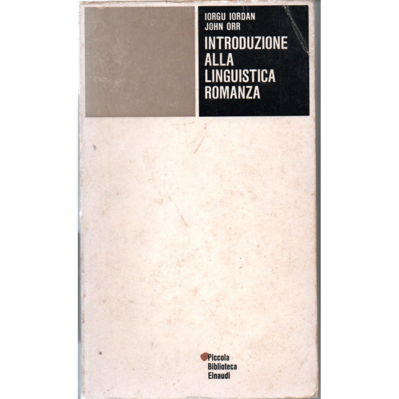 Introduzione alla linguistica romanza