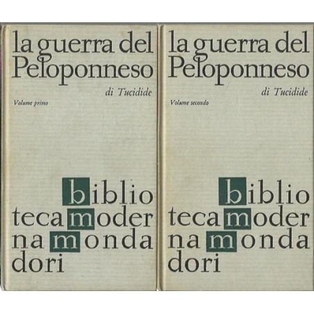 La guerra del Peloponneso (2 volumi)
