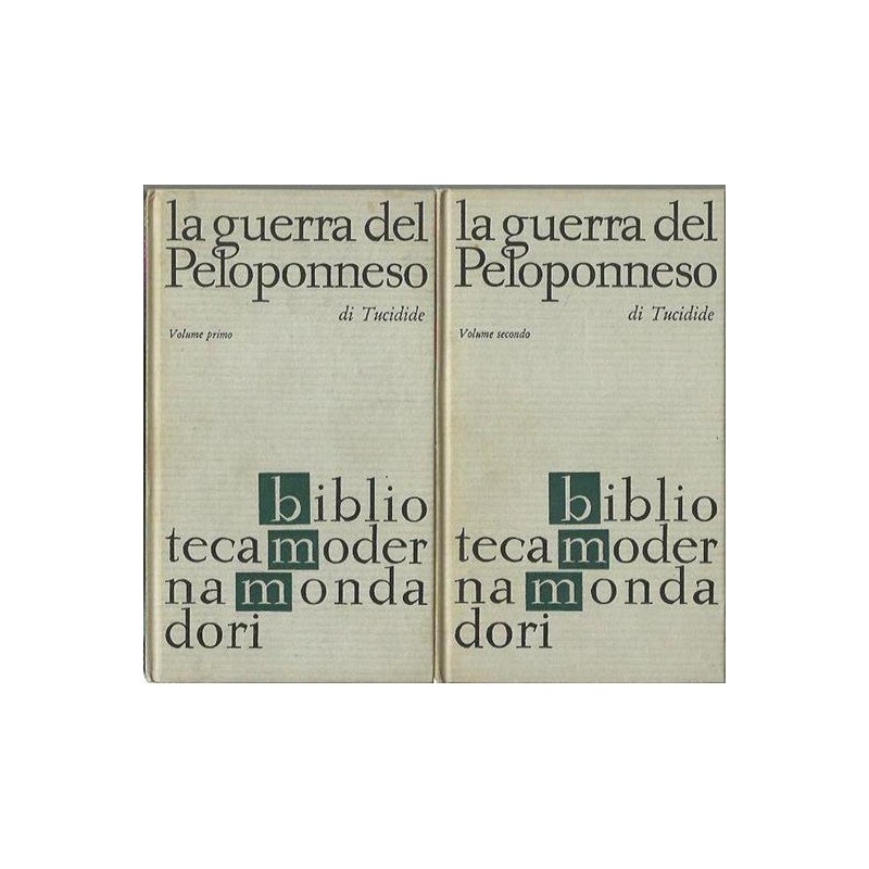 La guerra del Peloponneso (2 volumi)