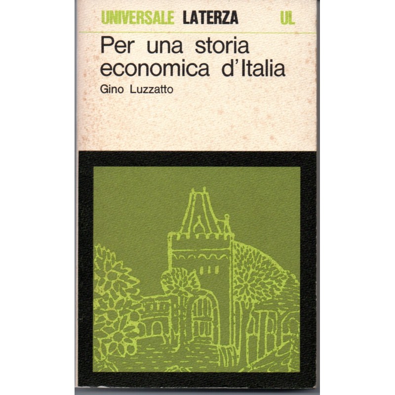 Per una storia economica d'Italia