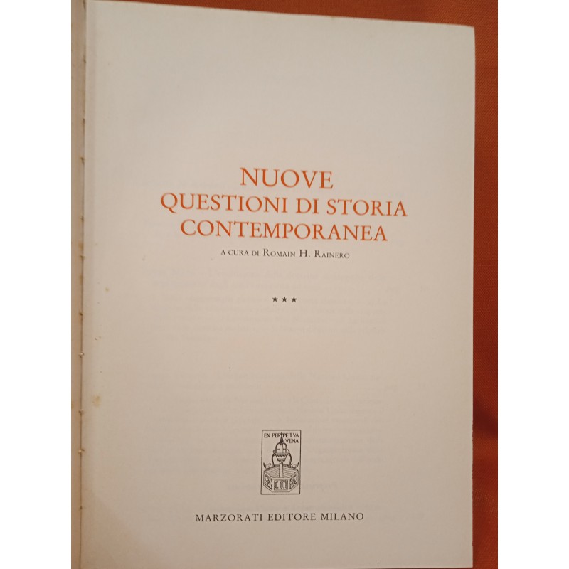 Nuove questioni di storia contemporanea vol. 3