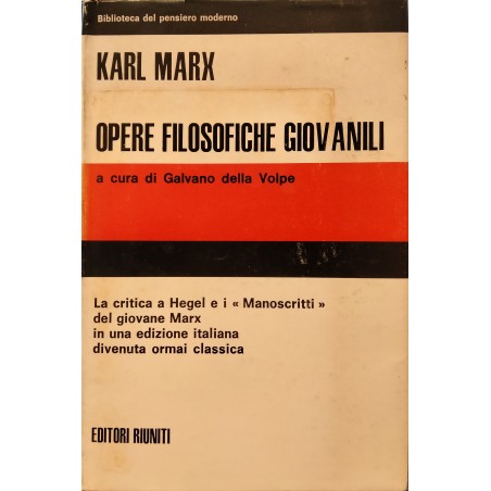 Opere filosofiche giovanili