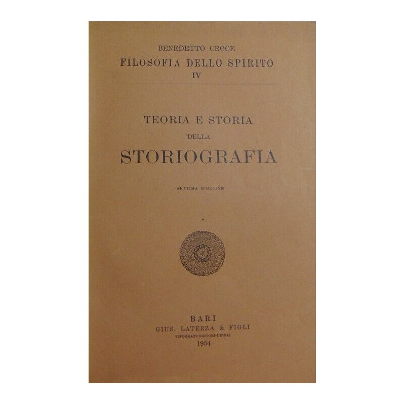 Teoria e storia della storiografia