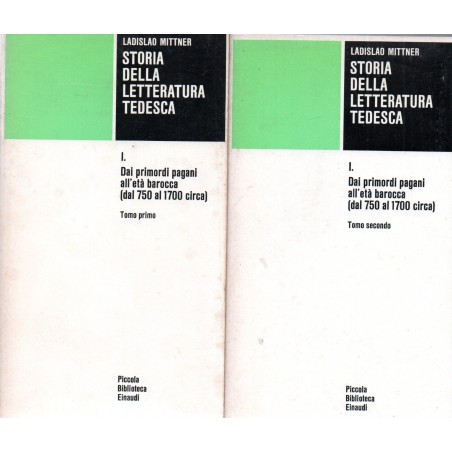 Storia della letteratura tedesca I - due tomi