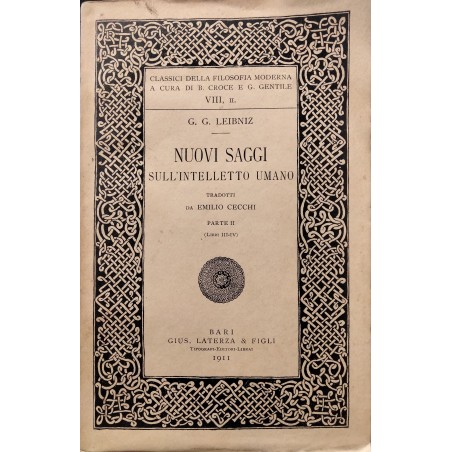 Nuovi saggi sull'intelletto umano. Parte II (Libri III-IV)