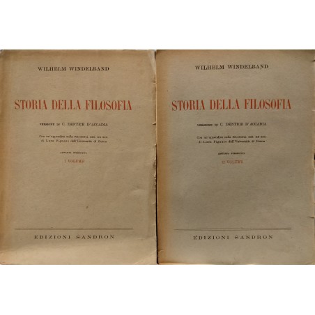 Storia della filosofia (Vol. 1 e Vol. 2)