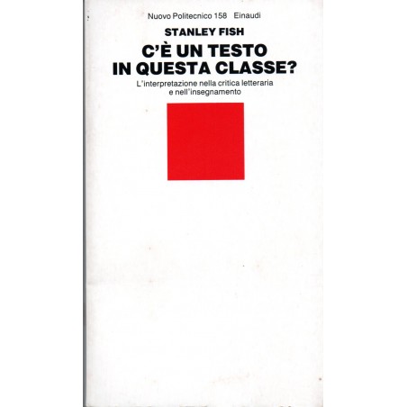 C'è un testo in questa classe?