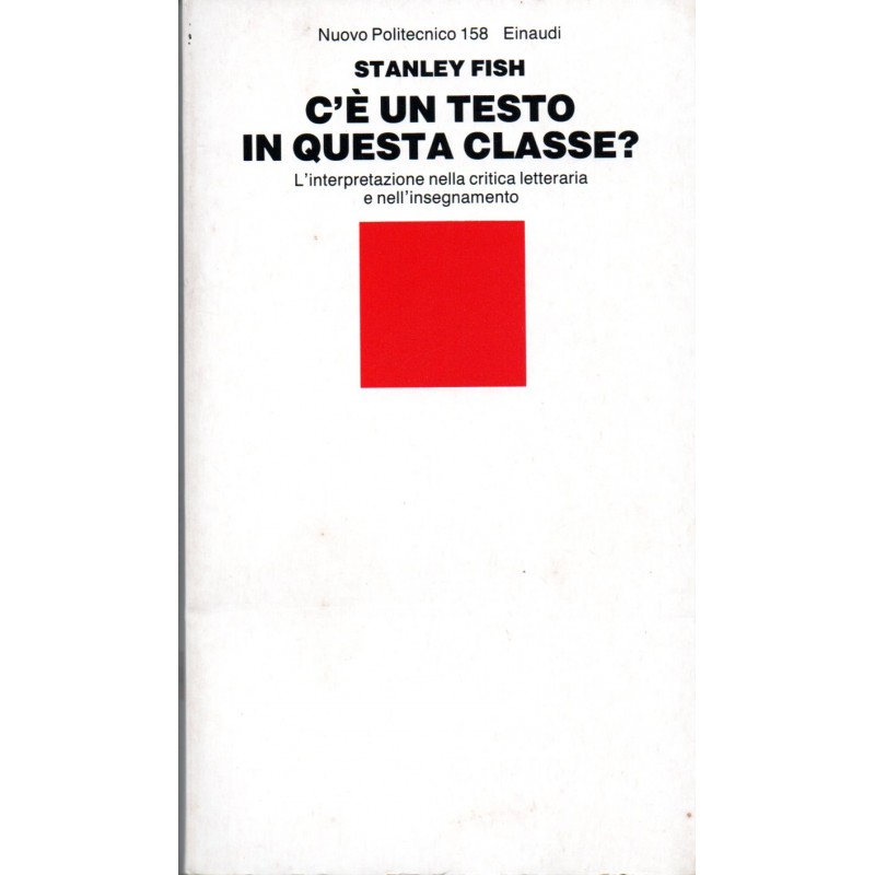 C'è un testo in questa classe?