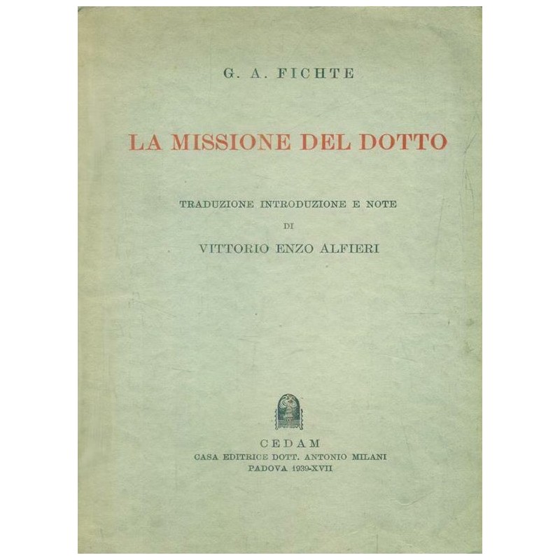 La missione del dotto