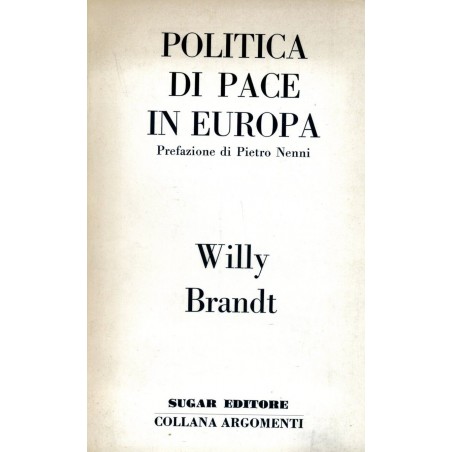 Politica di pace in Europa