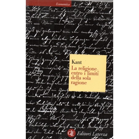 La religione entro i limiti della sola ragione