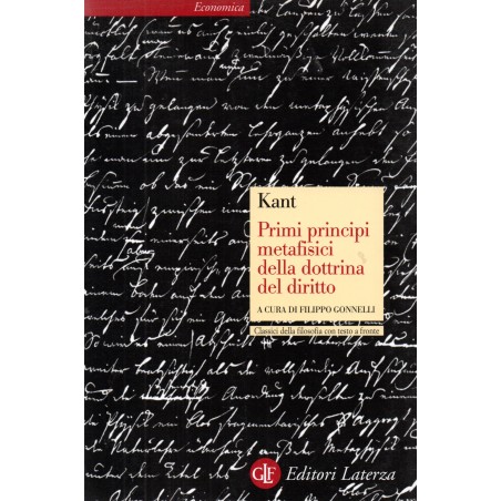 Primi principi metafisici della dottrina del diritto