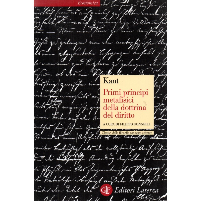 Primi principi metafisici della dottrina del diritto