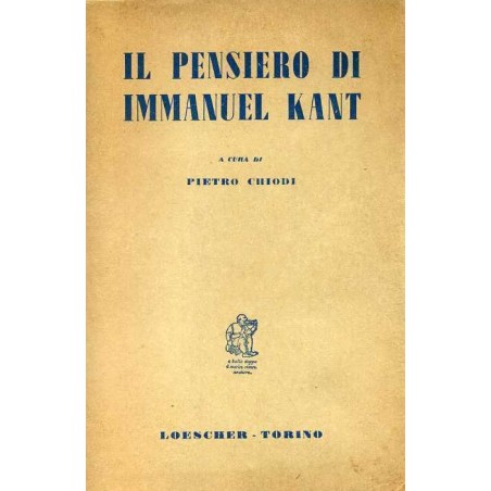 Il pensiero di Immanuel Kant