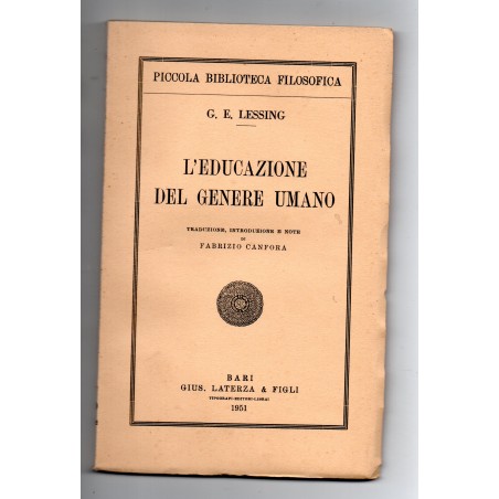 L'educazione del genere umano
