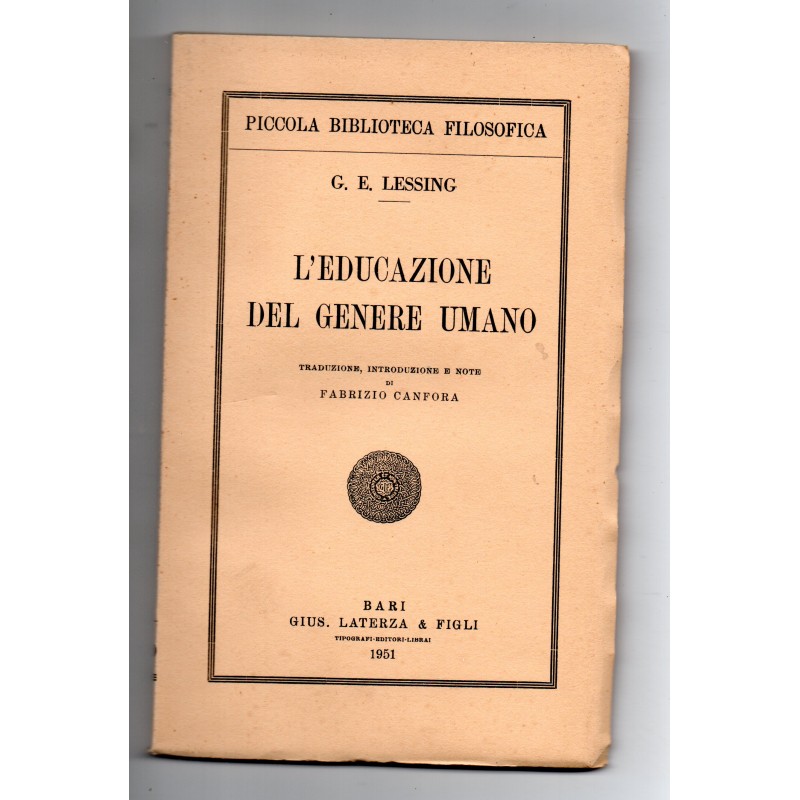 L'educazione del genere umano